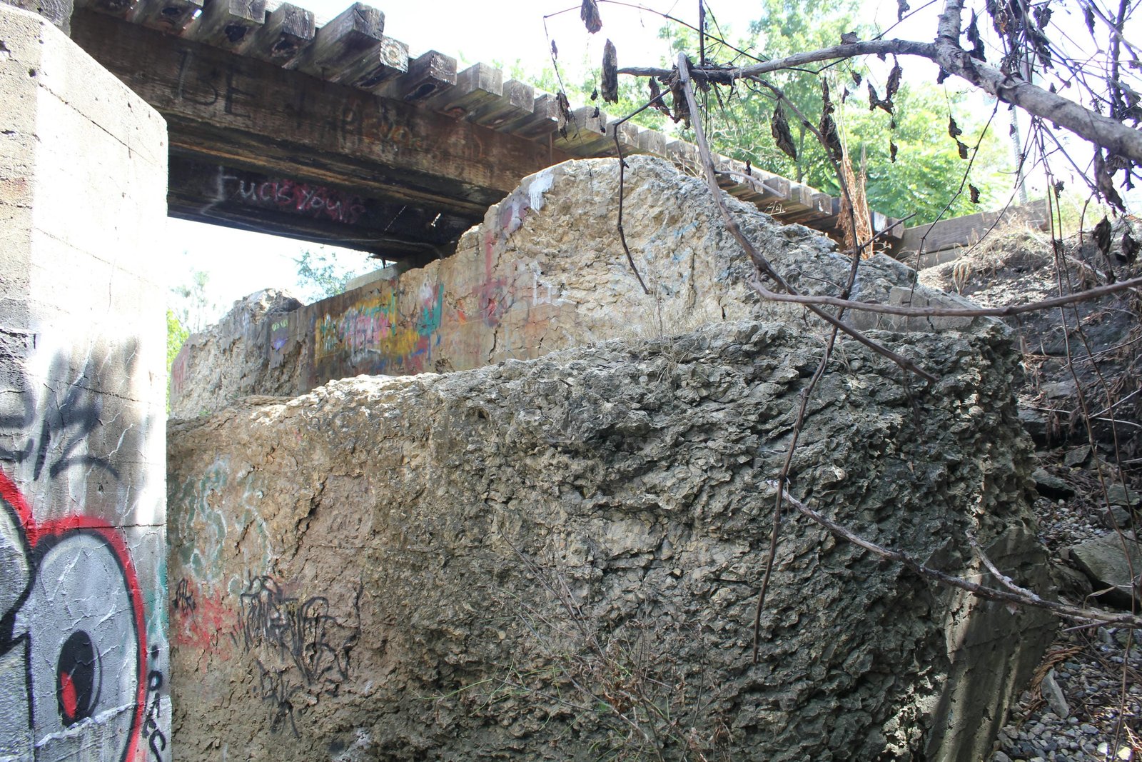 Former east abutment